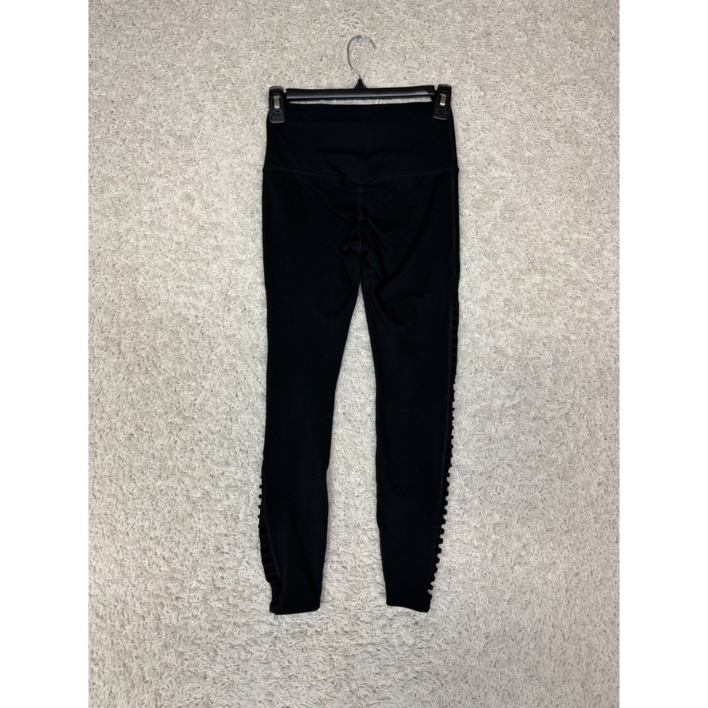 Nike Dri-FIT Leggings Womens XS Black Running Perforated Sides Gym Workout Yoga